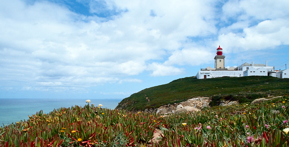 Lighthouse, Cabo da Roca, Portugal. The most western point in Europe.