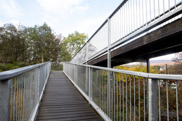 istock Pedestrian footbridge in Scottish Highlands 1473449998