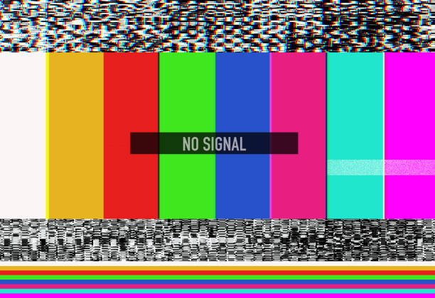 No Signal TV test screen. no signal stock pictures, royalty-free photos & images