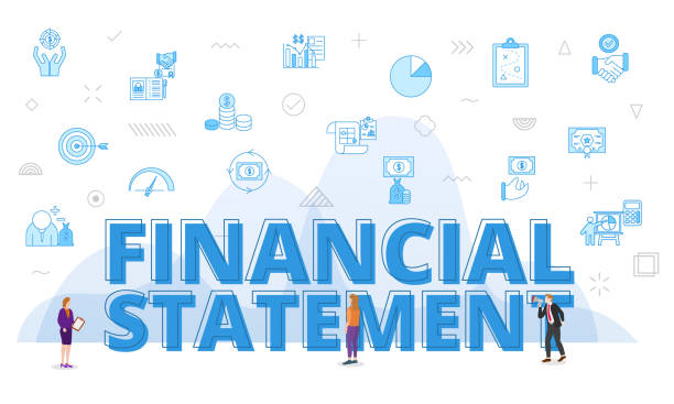 istock financial statement business personal concept with big words and people surrounded by related icon with blue color style 1473452853