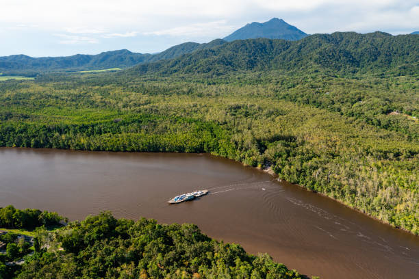 istock The Daintree River and ferry in far north tropical Queensland 1473454429