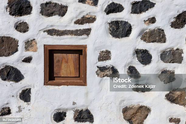 Windmill Near The Village Of Puerto Lajas On Fuerteventura Island Stock Photo - Download Image Now