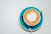 Heart Shaped Coffee Art