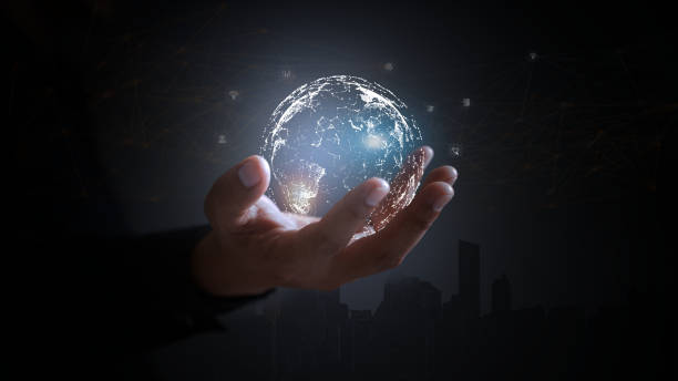 istock Businessman Holding Global Network Connections On Social Networks And Analyzing Customer Data Business Intelligence And Intelligence Strategies Concepts Digital Marketing Global Technology And Business 1473461213