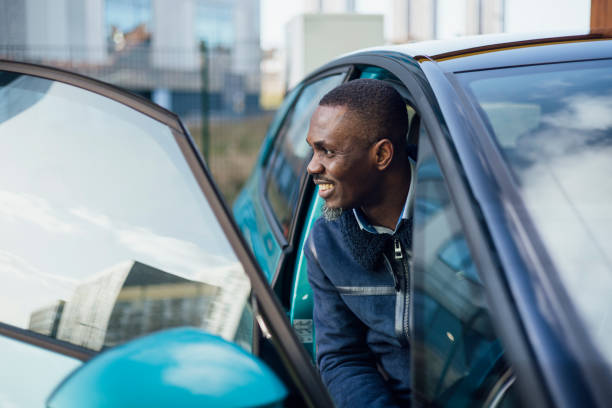 istock Businessman Starting the Day with a Smile 1473461903