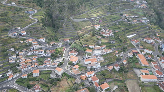 Arial view of Porto Moniz