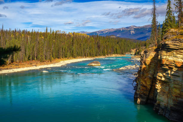 istock Turquoise water of Athabasca River in Jasper National Park, Alberta, Canada 1473464363