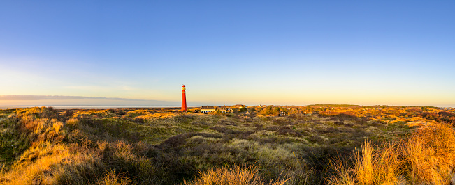Winter morning sunrise on the island of Hiddensee, Germany