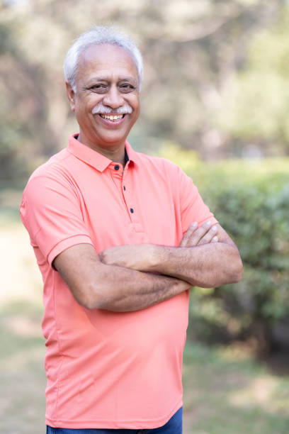 istock Confident senior man looking at camera 1473466952