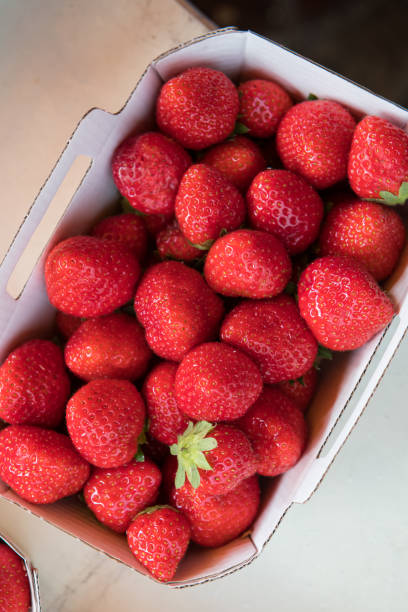 istock Fresh strawberry in the market 1473470102