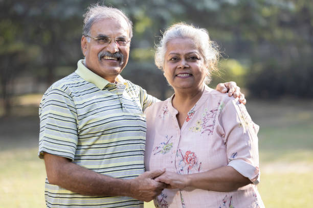 istock Senior couple spending leisure time at park. 1473471966