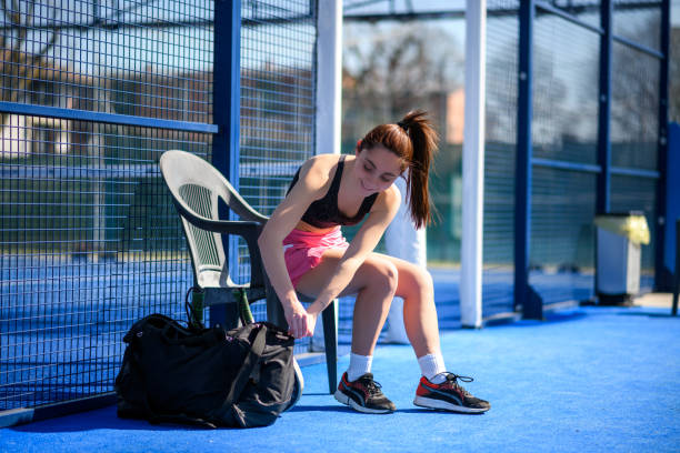 istock Young people playing Padel Tennis, Preparation 1473484568