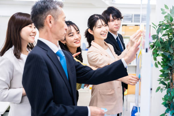 Office members exchanging diverse opinions