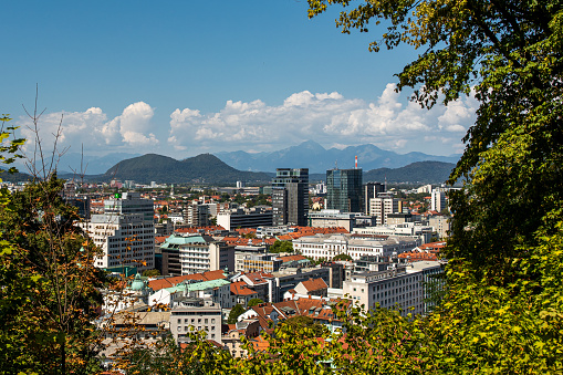 View to Ljubljana City Center