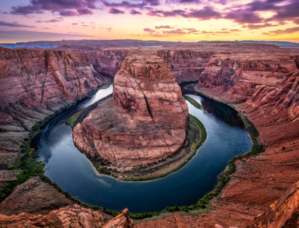 Horseshoe Bend At Sunset - Colorado River, Arizona