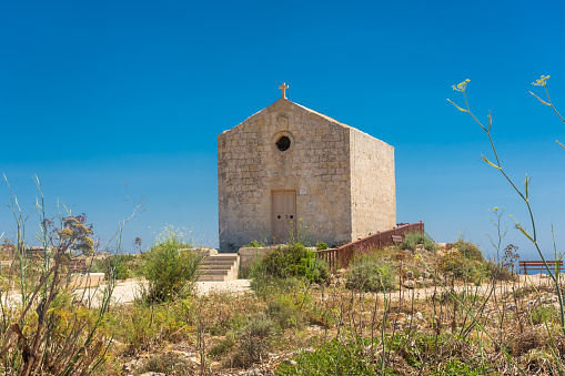 The Chapel of St. Mary Magdalene at Malta's Dingli Cliffs