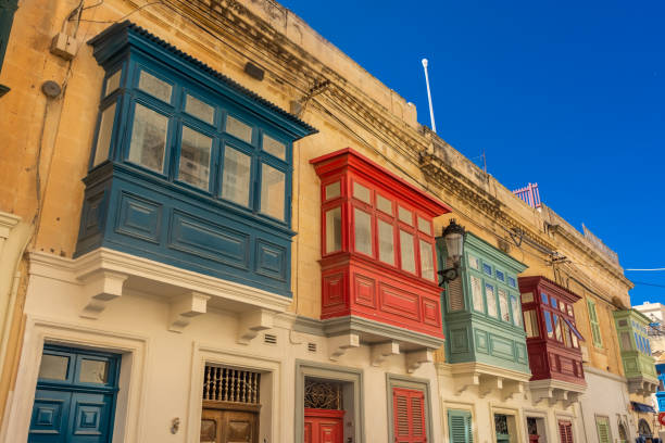 istock Typical colorful balconies of Malta in  Rabat 1473501429