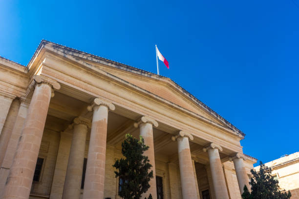 istock Neoclassical builidng in Valletta,  Malta 1473501603