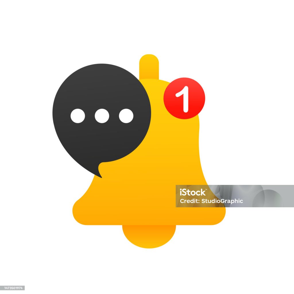 Notification Abstract Background Notification Message Bell One Reminder Notification Banner Template ...