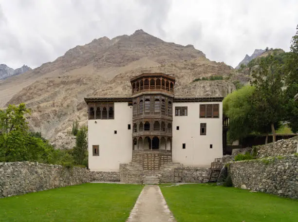 Khaplu Fort or Serena Palace in GilgitBaltistan City, Skardu, Pakistan. Tourist attraction landmark.