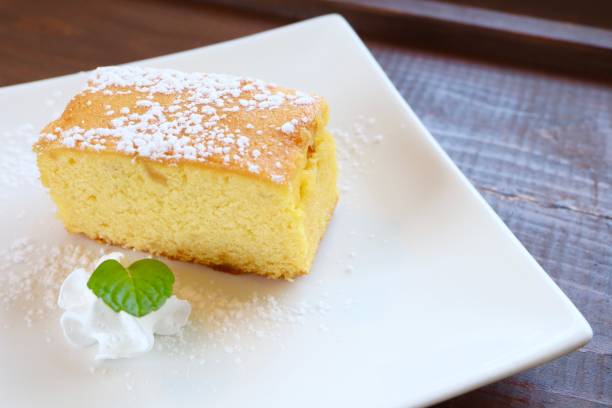 istock A single serving of lemon cake served at the cafe. 1473506541
