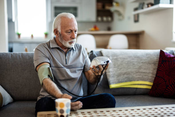 istock Measuring blood pressure with sphygmomanometer . 1473506845
