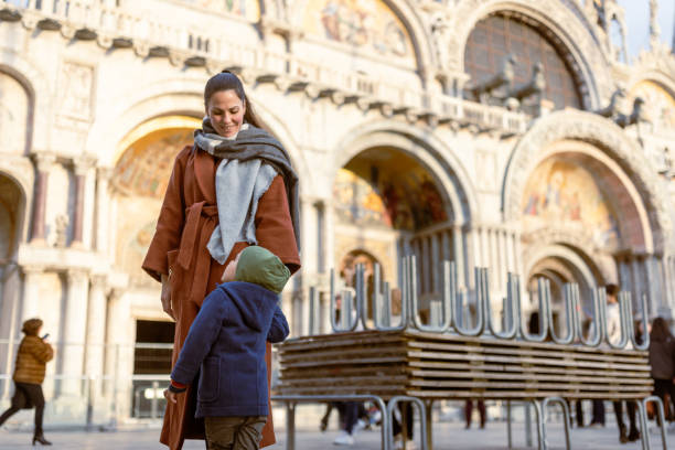 istock Mother and son visiting Venice 1473508278