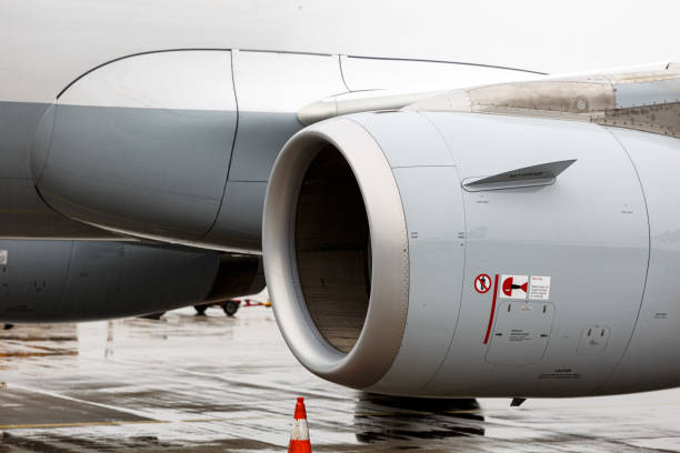 istock Engine of aircraft ready for departure 1473511595