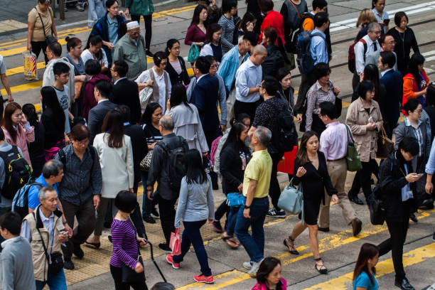 istock Rush hour on hong kong victoria island 1473513056