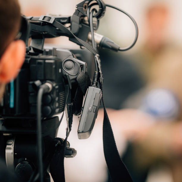 istock TV Camera at a Local Media Conference 1473513157