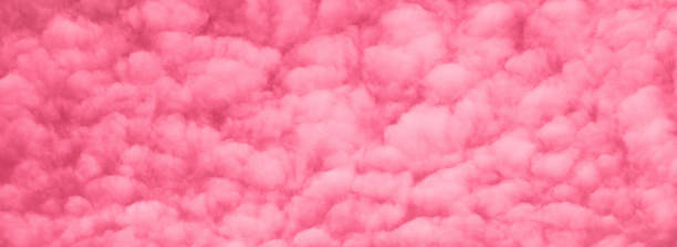 istock Sky with pink clouds. Copy space empty background. Mysterious cosmic landscape, virtual reality. 1473517423