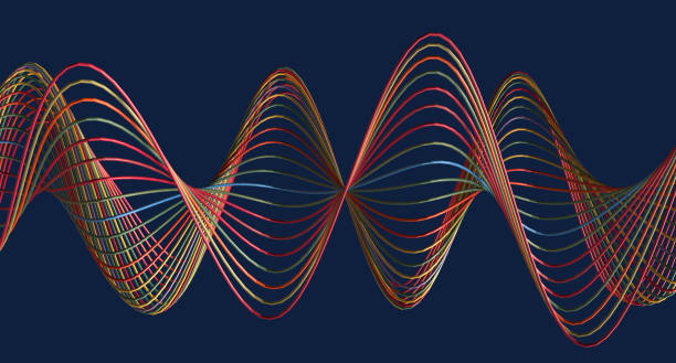 Digital Transformation Abstract Colorful Lines Growth Leadership