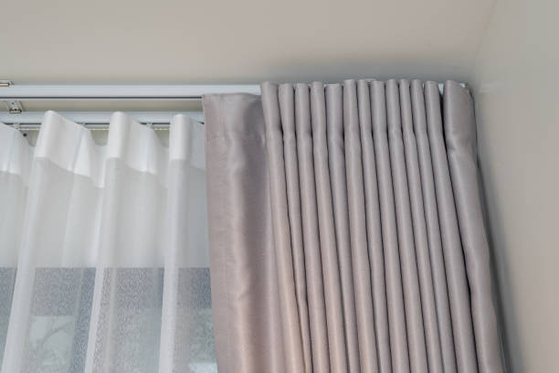 istock closed up beautiful curtain in cozy room 1473518918