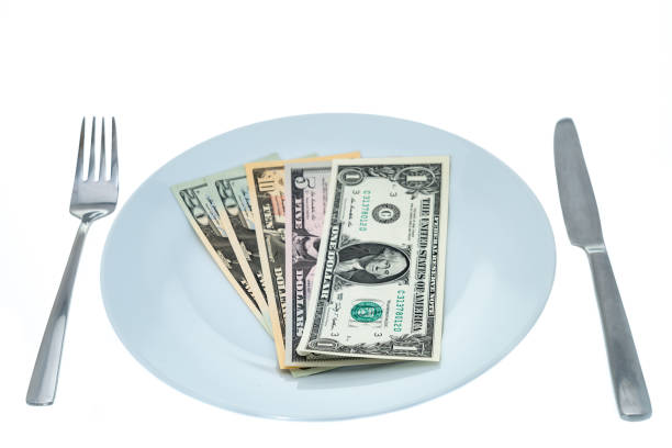 istock USA dollar banknotes on a dinner plate = white background 1473523465