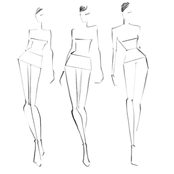 50+ Fashion Croquis Stock Illustrations, Royalty-Free Vector Graphics & Clip Art - iStock 50-fashion-croquis-stock-illustrations-royalty-free-vector-graphics-clip-art-istock