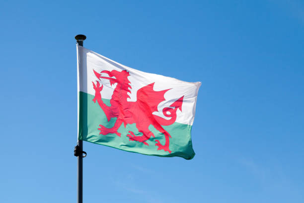 istock Flag of Wales waving 1473527067