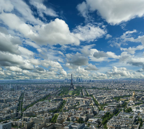 istock Paris skyline (cloudy summer day) , France 1473527254