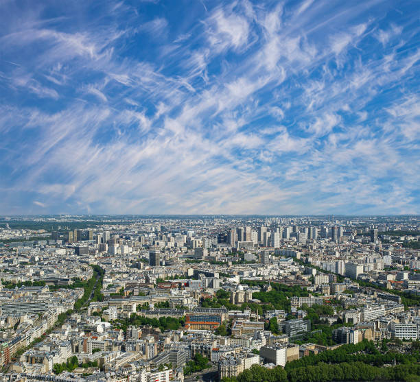 istock Paris skyline (cloudy summer day) , France 1473527258