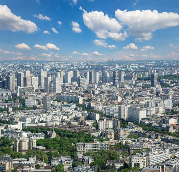 istock Paris skyline (cloudy summer day) , France 1473527270