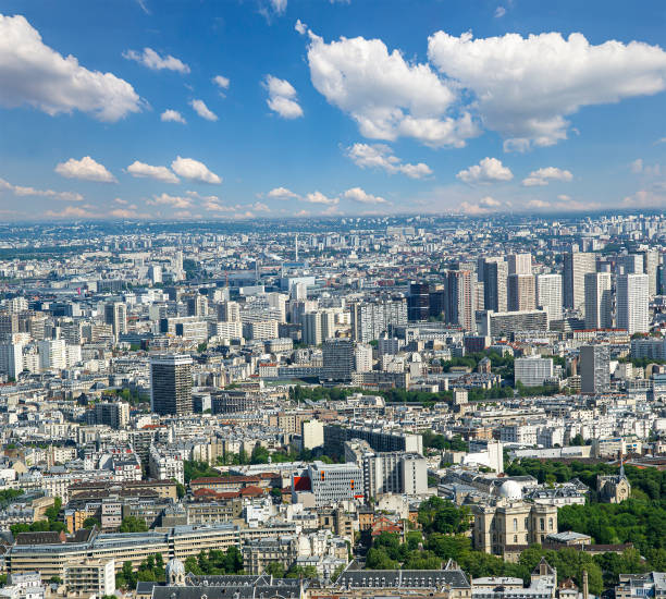 istock Paris skyline (cloudy summer day) , France 1473527274