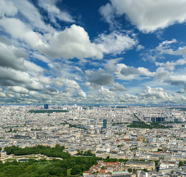 istock Paris skyline (cloudy summer day) , France 1473527275