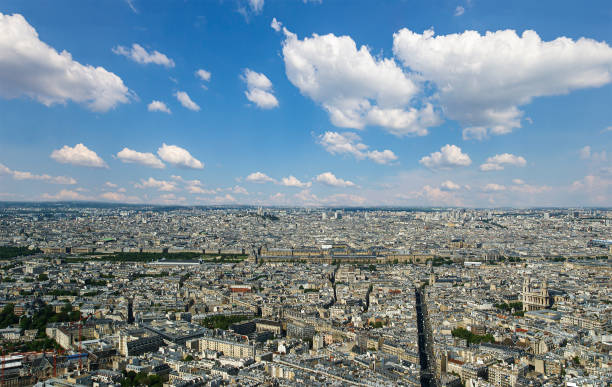istock Paris skyline (cloudy summer day) , France 1473527281