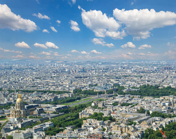 istock Paris skyline (cloudy summer day) , France 1473527287