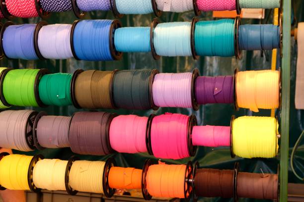 istock Full frame of colorful ribbons 1473530135