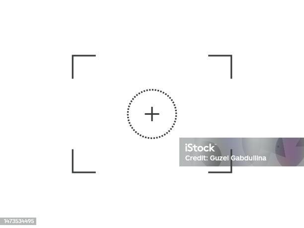 Camera Focus Target Image Camera Circle Focus Target Vector Illustration On White Background ...