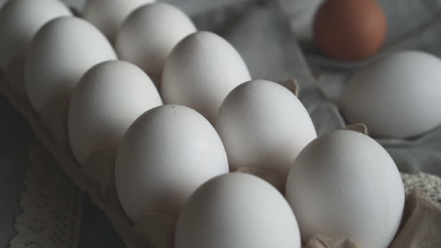 Fresh organic chicken eggs