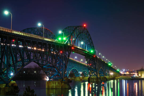 istock Grand Island Bridge at Dusk 1473538131