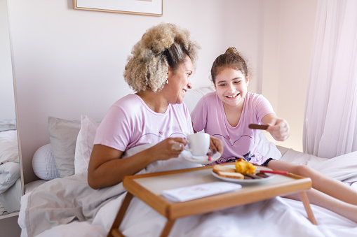 Mother and daughter quality time