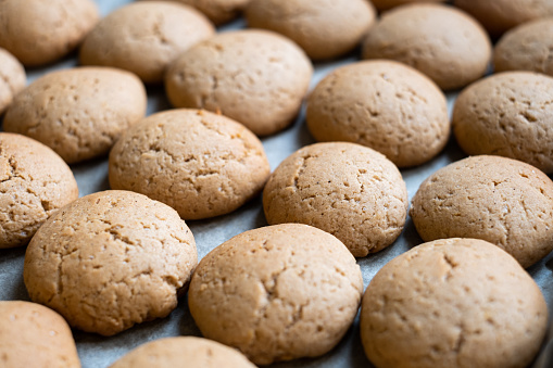 Close up cookies.