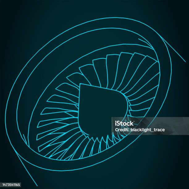 Jet Engine Svg Jet Engine Closeup Stock Illustration - Download Image Now - Airplane ...